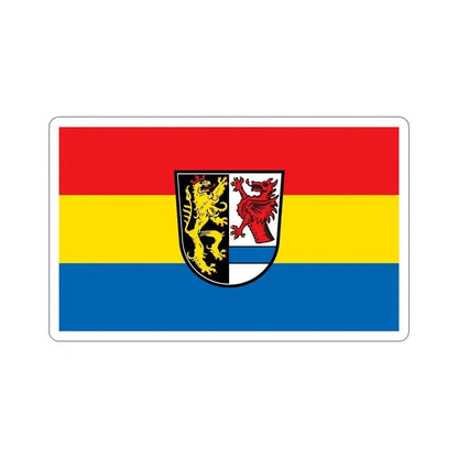 Flag of Tirschenreuth Germany STICKER Vinyl Die-Cut Decal 6 Inch - The Sticker Space