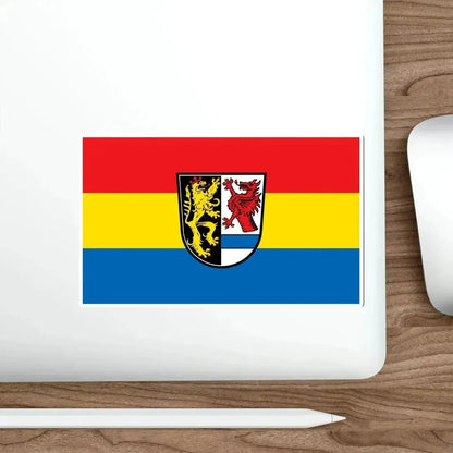 Flag of Tirschenreuth Germany STICKER Vinyl Die-Cut Decal - The Sticker Space