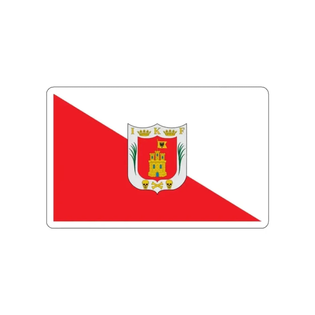 Flag of Tlaxcala Mexico STICKER Vinyl Die-Cut Decal - The Sticker Space