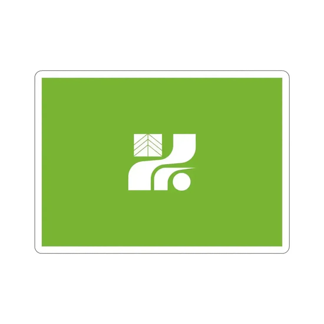 Flag of Tochigi Prefecture Japan STICKER Vinyl Die-Cut Decal 4 Inch - The Sticker Space