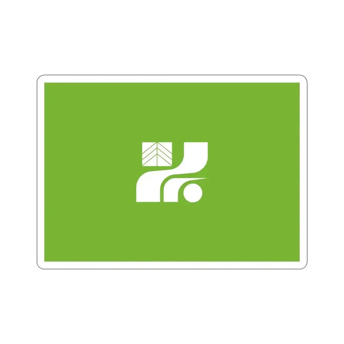 Flag of Tochigi Prefecture Japan STICKER Vinyl Die-Cut Decal 6 Inch - The Sticker Space