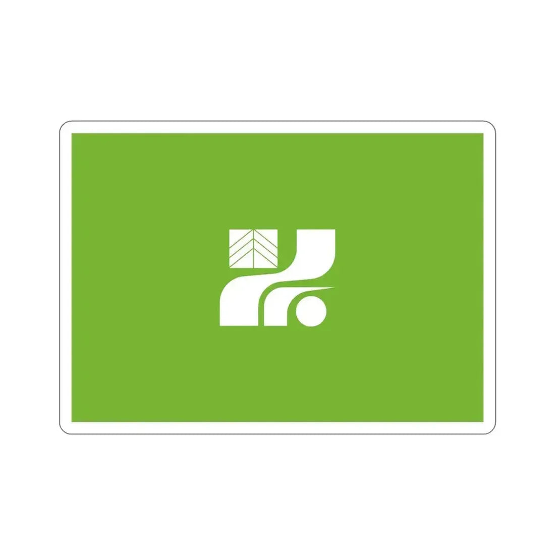 Flag of Tochigi Prefecture Japan STICKER Vinyl Die-Cut Decal 6 Inch - The Sticker Space