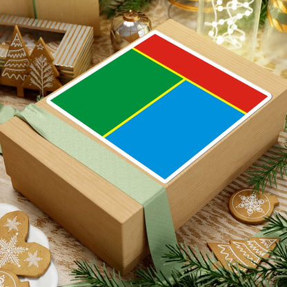 Flag of Tokmak (Ukraine) STICKER Vinyl Kiss-Cut Decal - The Sticker Space