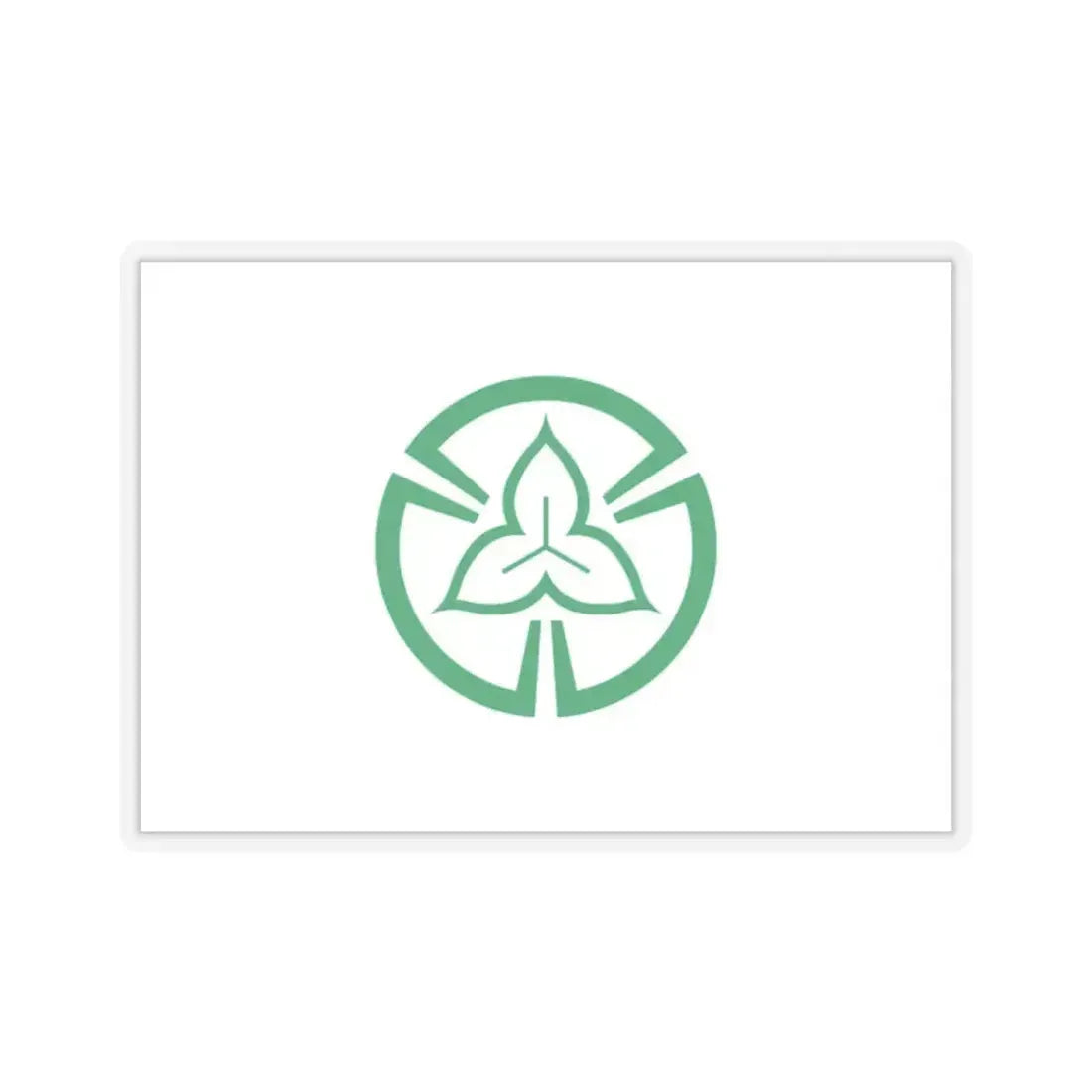 Flag of Tokorozawa Saitama Japan - STICKER Vinyl Kiss-Cut Decal 2 Inch Transparent - The Sticker Space