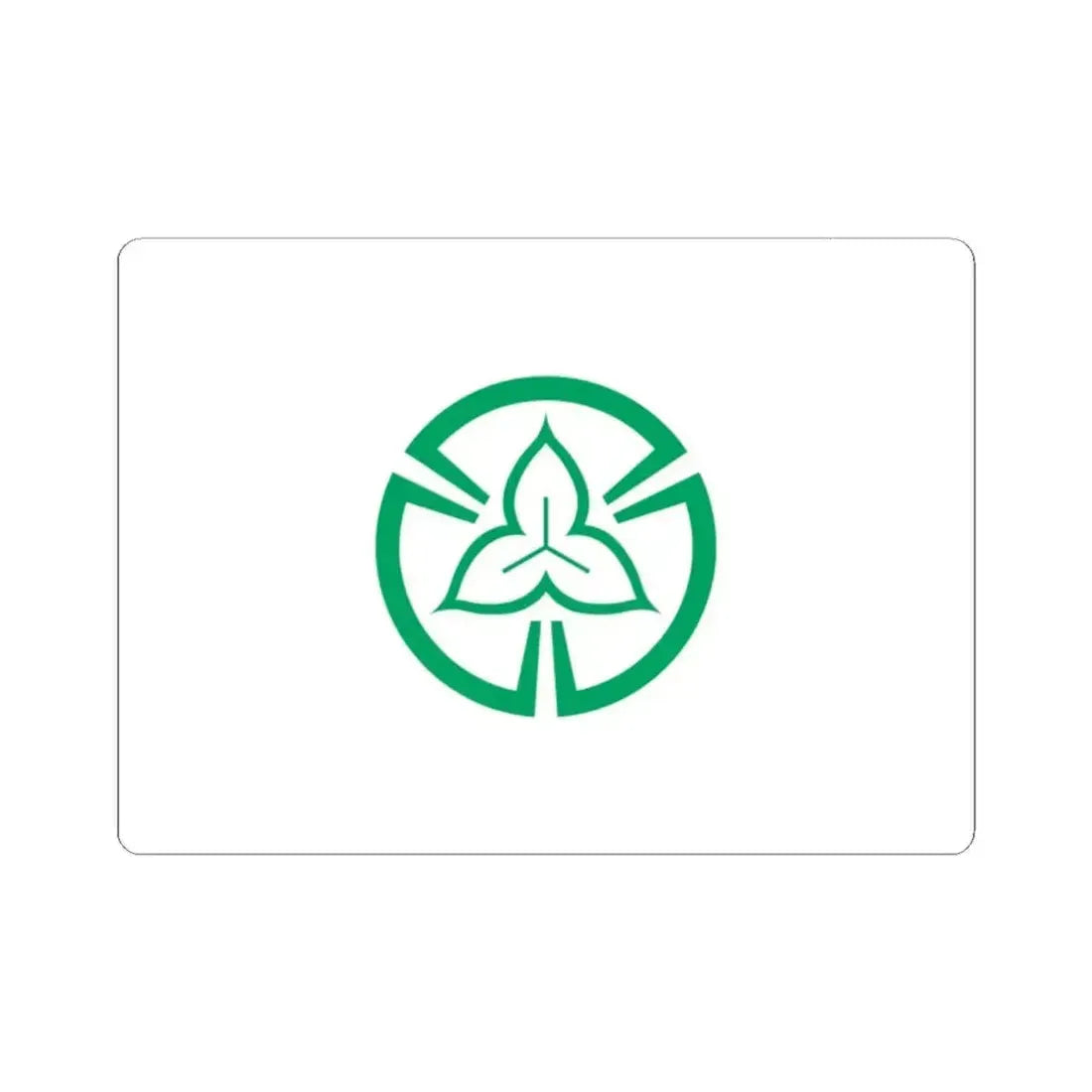 Flag of Tokorozawa Saitama Japan - STICKER Vinyl Kiss-Cut Decal 2 Inch White - The Sticker Space