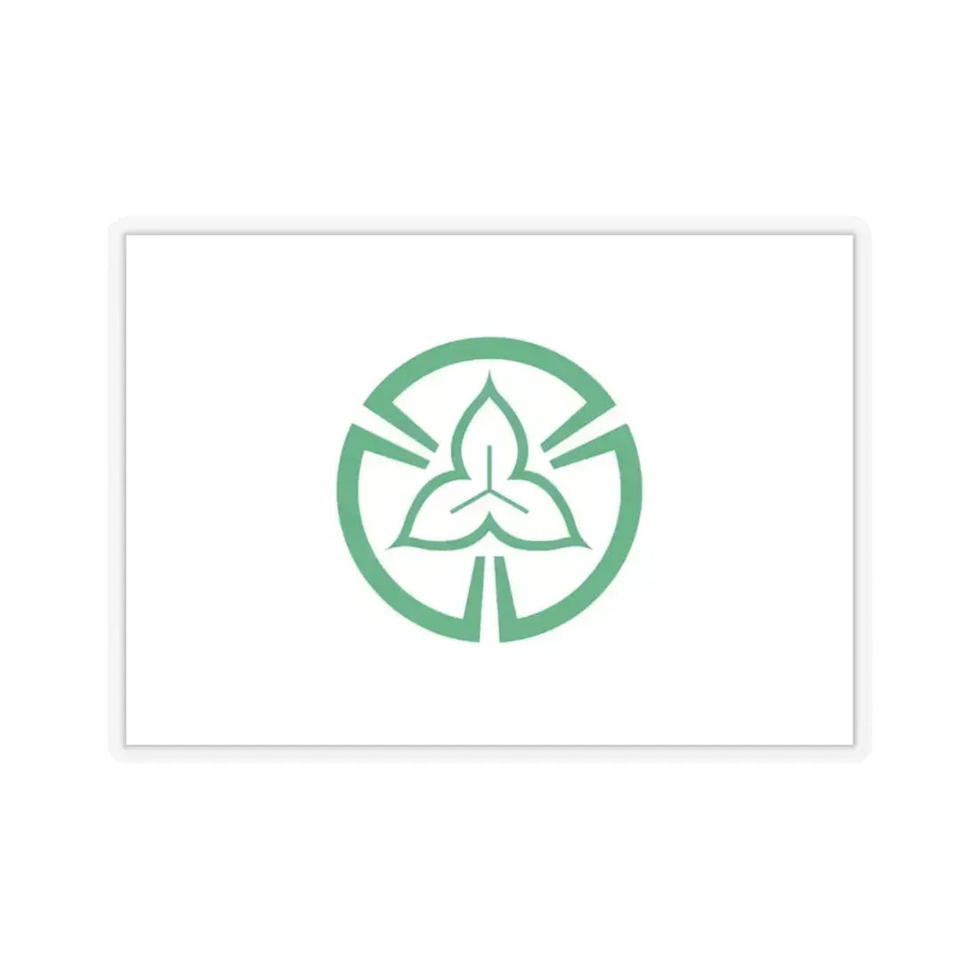 Flag of Tokorozawa Saitama Japan - STICKER Vinyl Kiss-Cut Decal 3 Inch Transparent - The Sticker Space