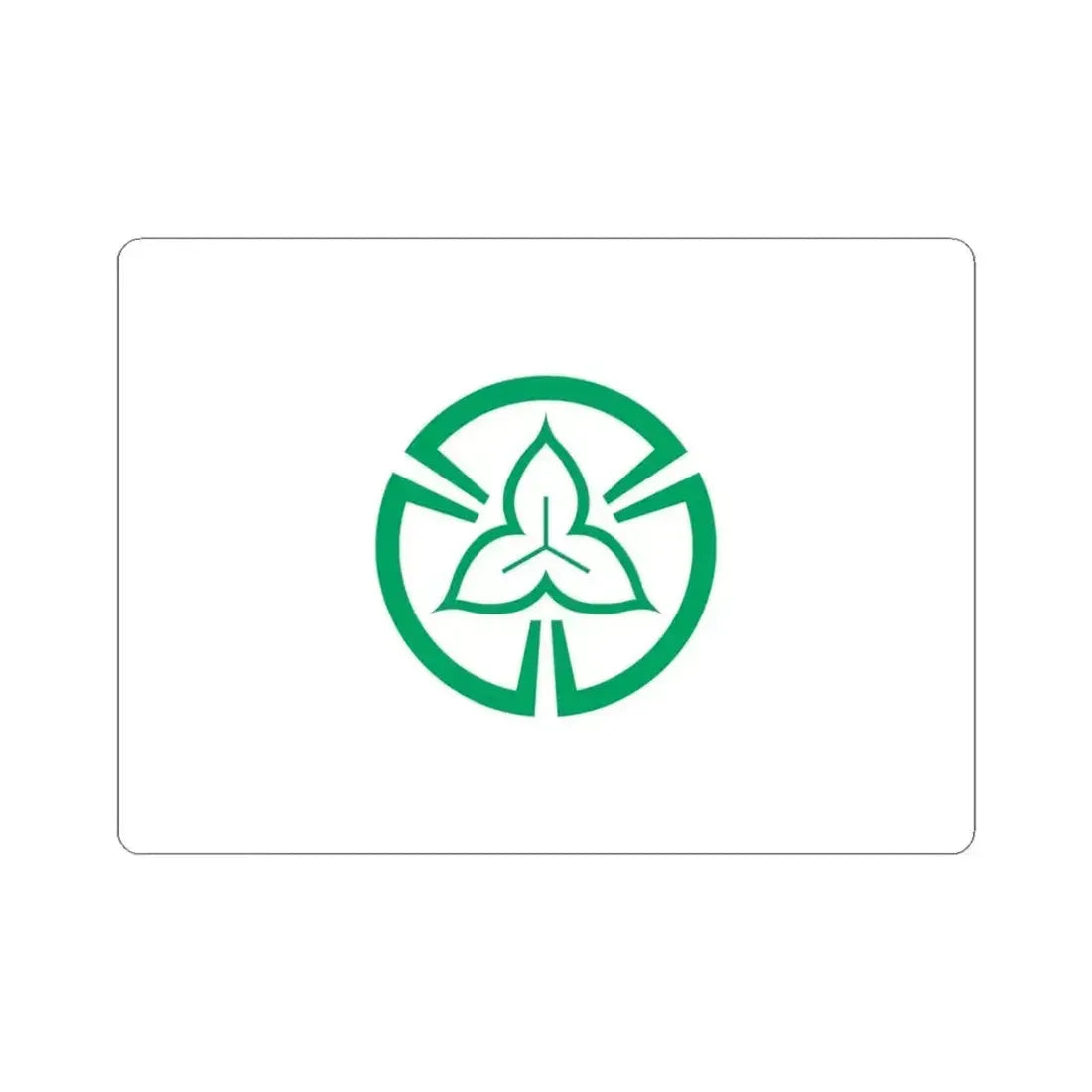 Flag of Tokorozawa Saitama Japan - STICKER Vinyl Kiss-Cut Decal 3 Inch White - The Sticker Space