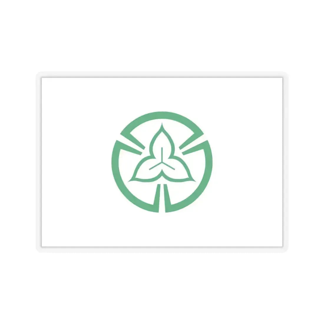 Flag of Tokorozawa Saitama Japan - STICKER Vinyl Kiss-Cut Decal 4 Inch Transparent - The Sticker Space