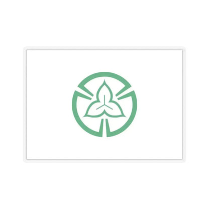 Flag of Tokorozawa Saitama Japan - STICKER Vinyl Kiss-Cut Decal 4 Inch Transparent - The Sticker Space