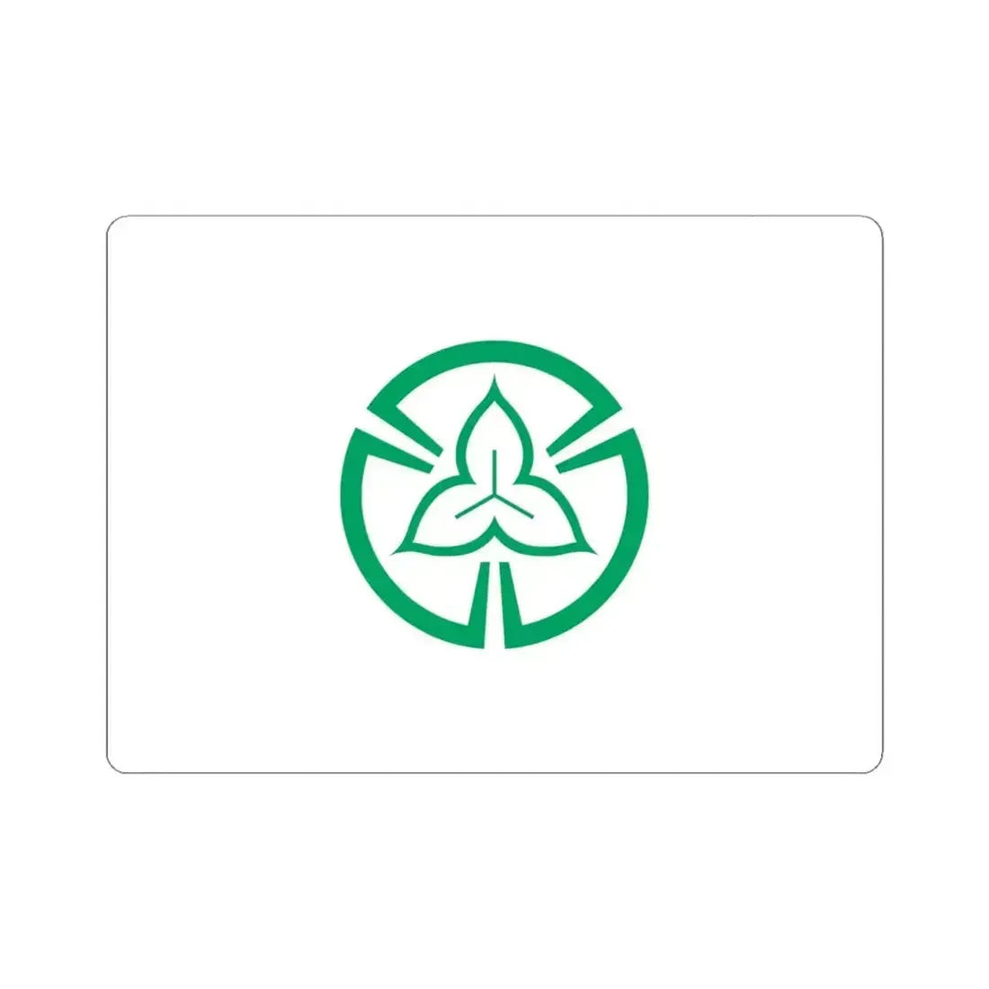 Flag of Tokorozawa Saitama Japan - STICKER Vinyl Kiss-Cut Decal 4 Inch White - The Sticker Space