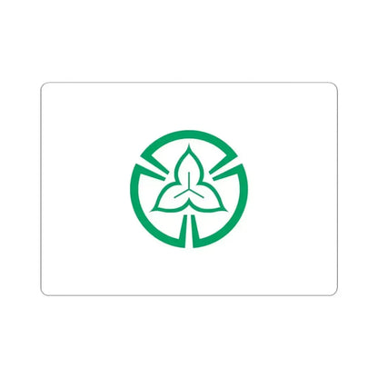 Flag of Tokorozawa Saitama Japan - STICKER Vinyl Kiss-Cut Decal 4 Inch White - The Sticker Space