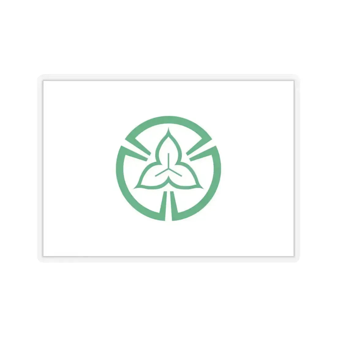 Flag of Tokorozawa Saitama Japan - STICKER Vinyl Kiss-Cut Decal 6 Inch Transparent - The Sticker Space