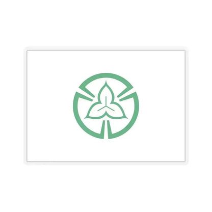 Flag of Tokorozawa Saitama Japan - STICKER Vinyl Kiss-Cut Decal 6 Inch Transparent - The Sticker Space