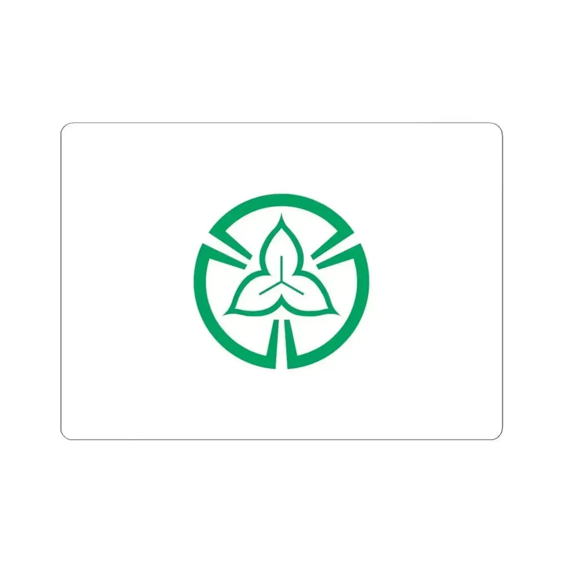 Flag of Tokorozawa Saitama Japan - STICKER Vinyl Kiss-Cut Decal 6 Inch White - The Sticker Space