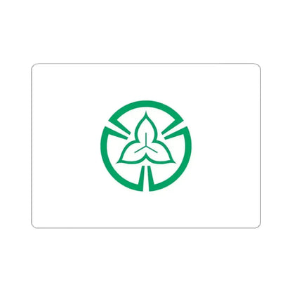 Flag of Tokorozawa Saitama Japan - STICKER Vinyl Kiss-Cut Decal 6 Inch White - The Sticker Space