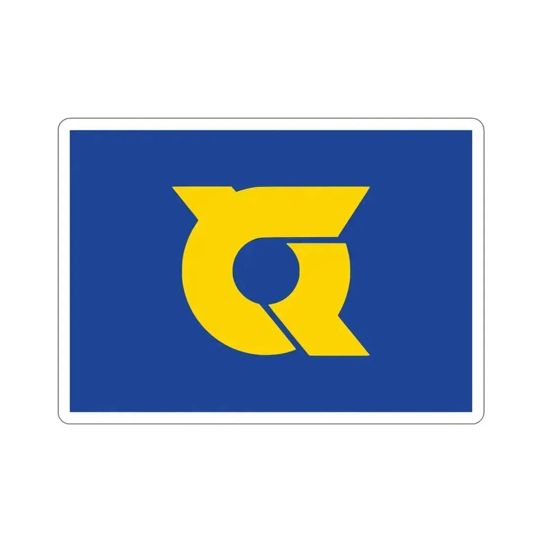 Flag of Tokushima Prefecture Japan STICKER Vinyl Die-Cut Decal 6 Inch - The Sticker Space