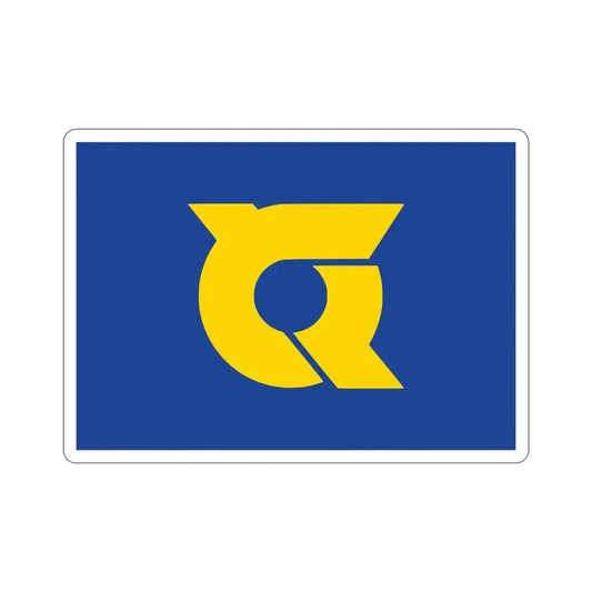 Flag of Tokushima Prefecture Japan STICKER Vinyl Die-Cut Decal 6 Inch - The Sticker Space