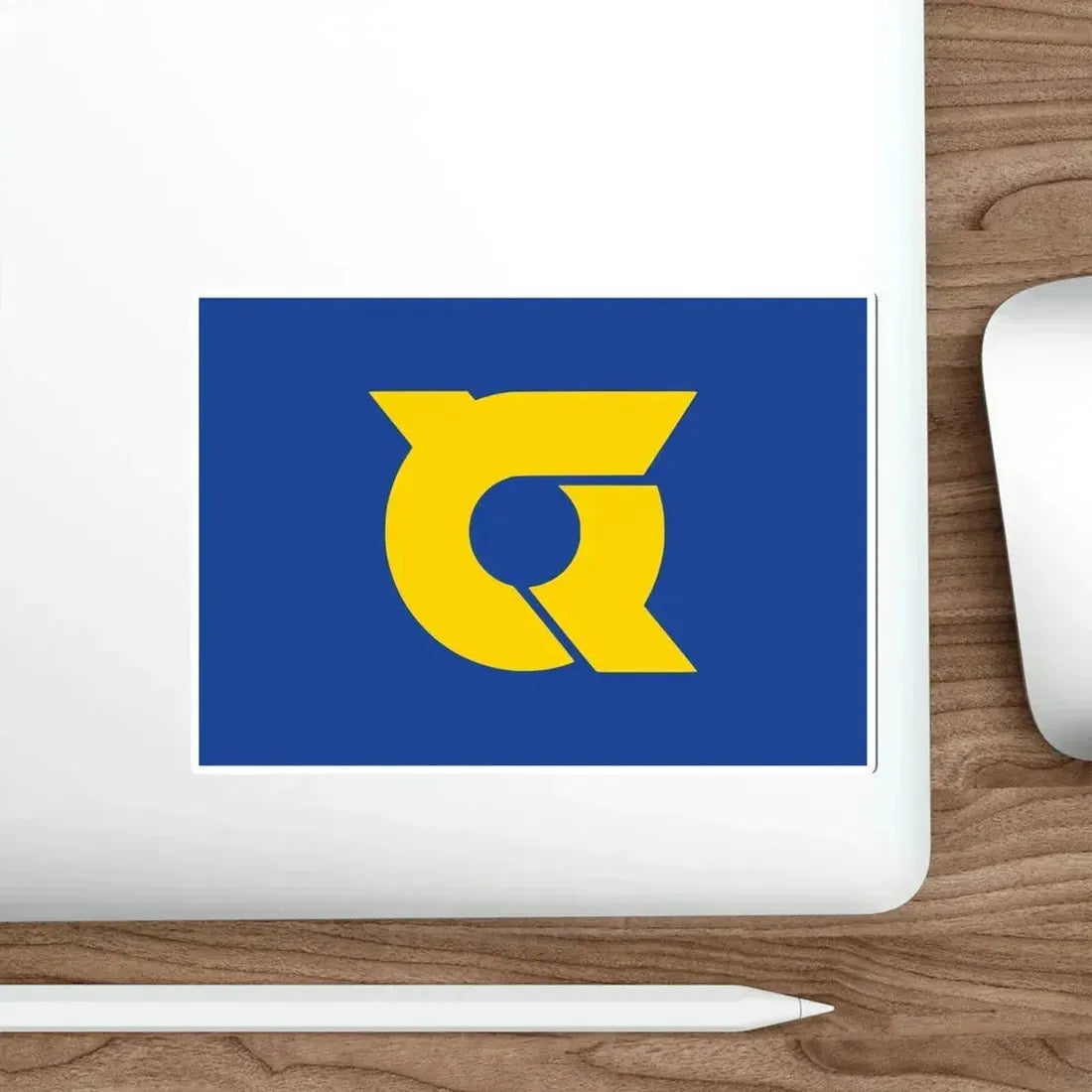 Flag of Tokushima Prefecture Japan STICKER Vinyl Die-Cut Decal - The Sticker Space