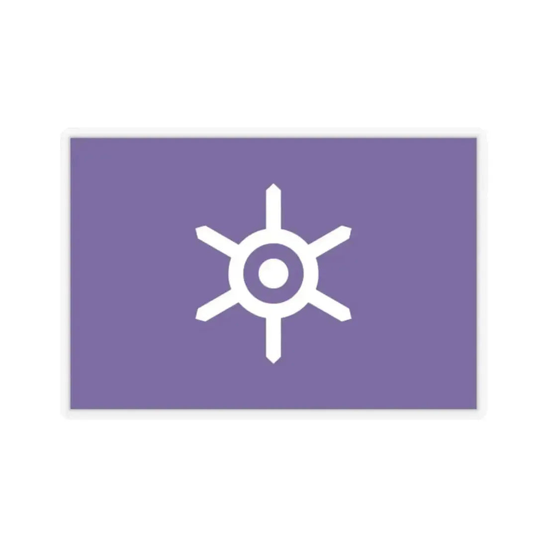 Flag of Tokyo Metropolis Japan - STICKER Vinyl Kiss-Cut Decal 2 Inch Transparent - The Sticker Space