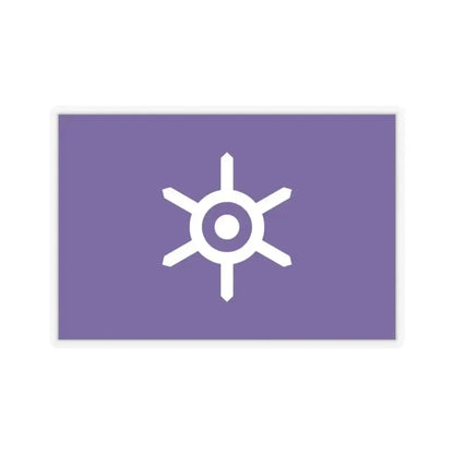 Flag of Tokyo Metropolis Japan - STICKER Vinyl Kiss-Cut Decal 2 Inch Transparent - The Sticker Space