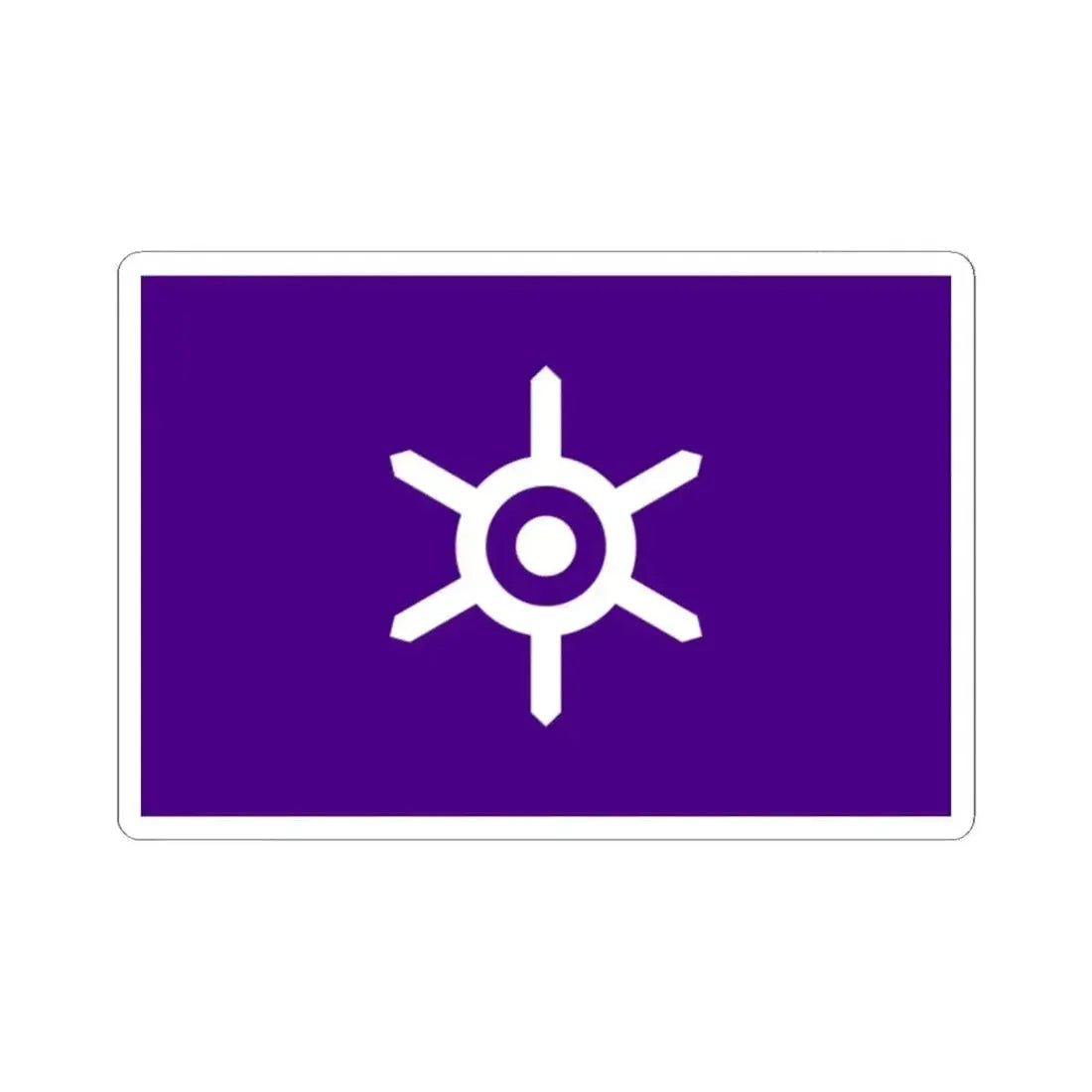Flag of Tokyo Metropolis Japan - STICKER Vinyl Kiss-Cut Decal 2 Inch White - The Sticker Space