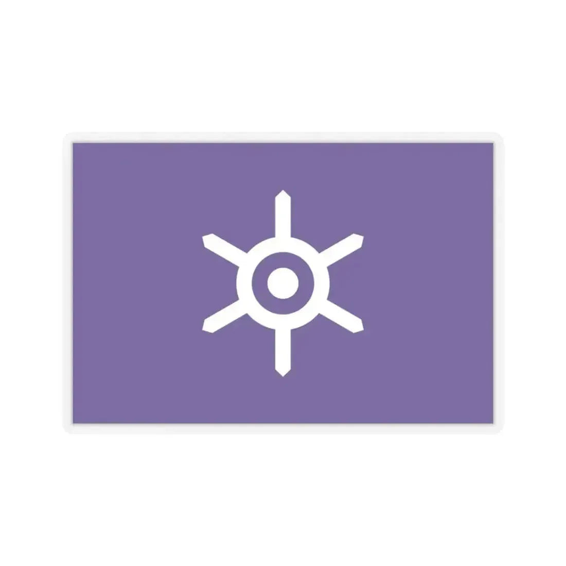 Flag of Tokyo Metropolis Japan - STICKER Vinyl Kiss-Cut Decal 3 Inch Transparent - The Sticker Space