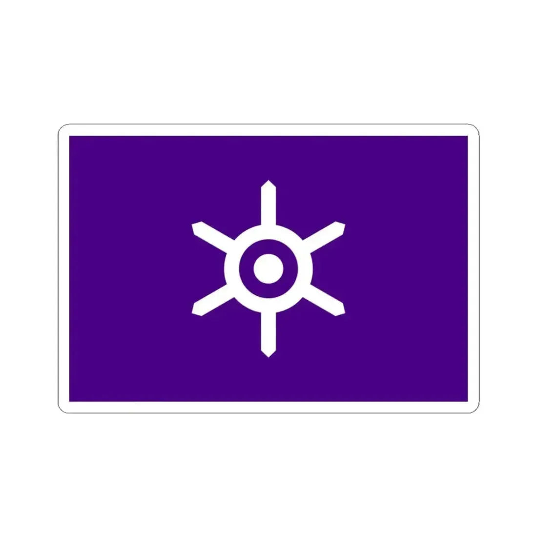 Flag of Tokyo Metropolis Japan - STICKER Vinyl Kiss-Cut Decal 3 Inch White - The Sticker Space