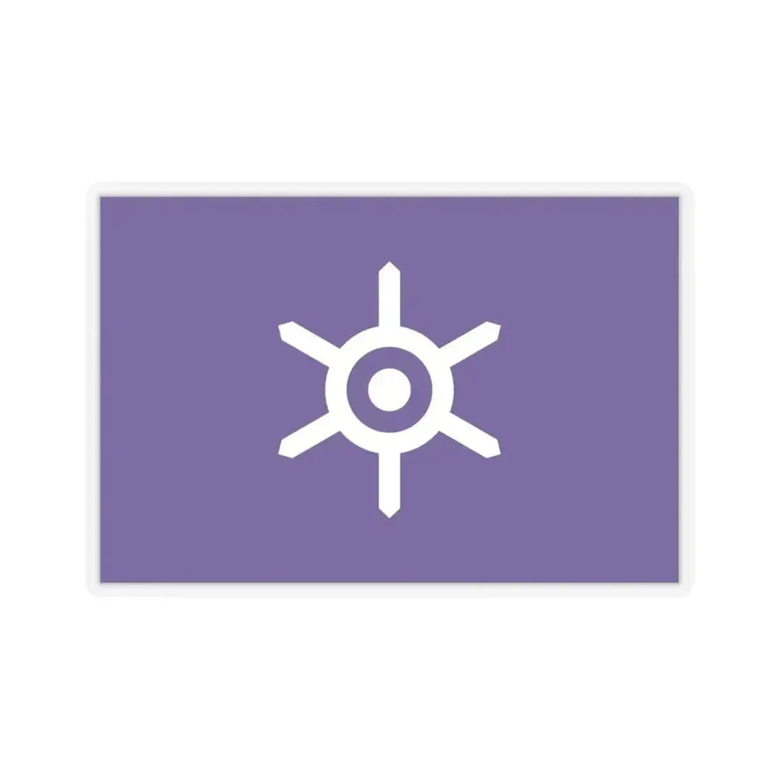 Flag of Tokyo Metropolis Japan - STICKER Vinyl Kiss-Cut Decal 4 Inch Transparent - The Sticker Space