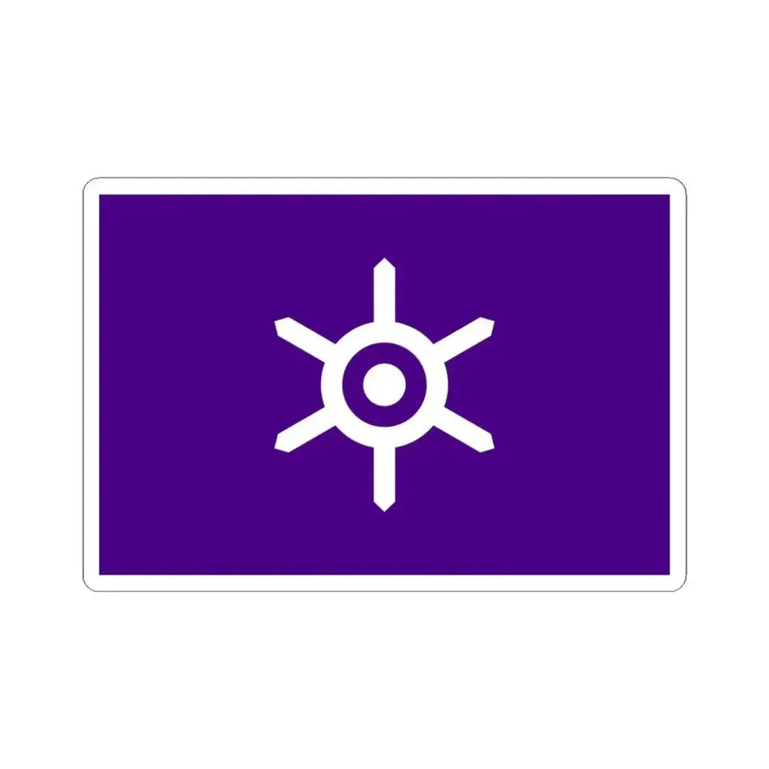Flag of Tokyo Metropolis Japan - STICKER Vinyl Kiss-Cut Decal 4 Inch White - The Sticker Space