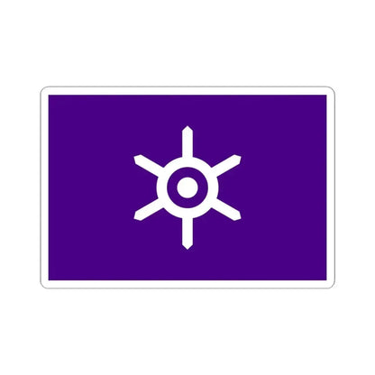 Flag of Tokyo Metropolis Japan - STICKER Vinyl Kiss-Cut Decal 4 Inch White - The Sticker Space