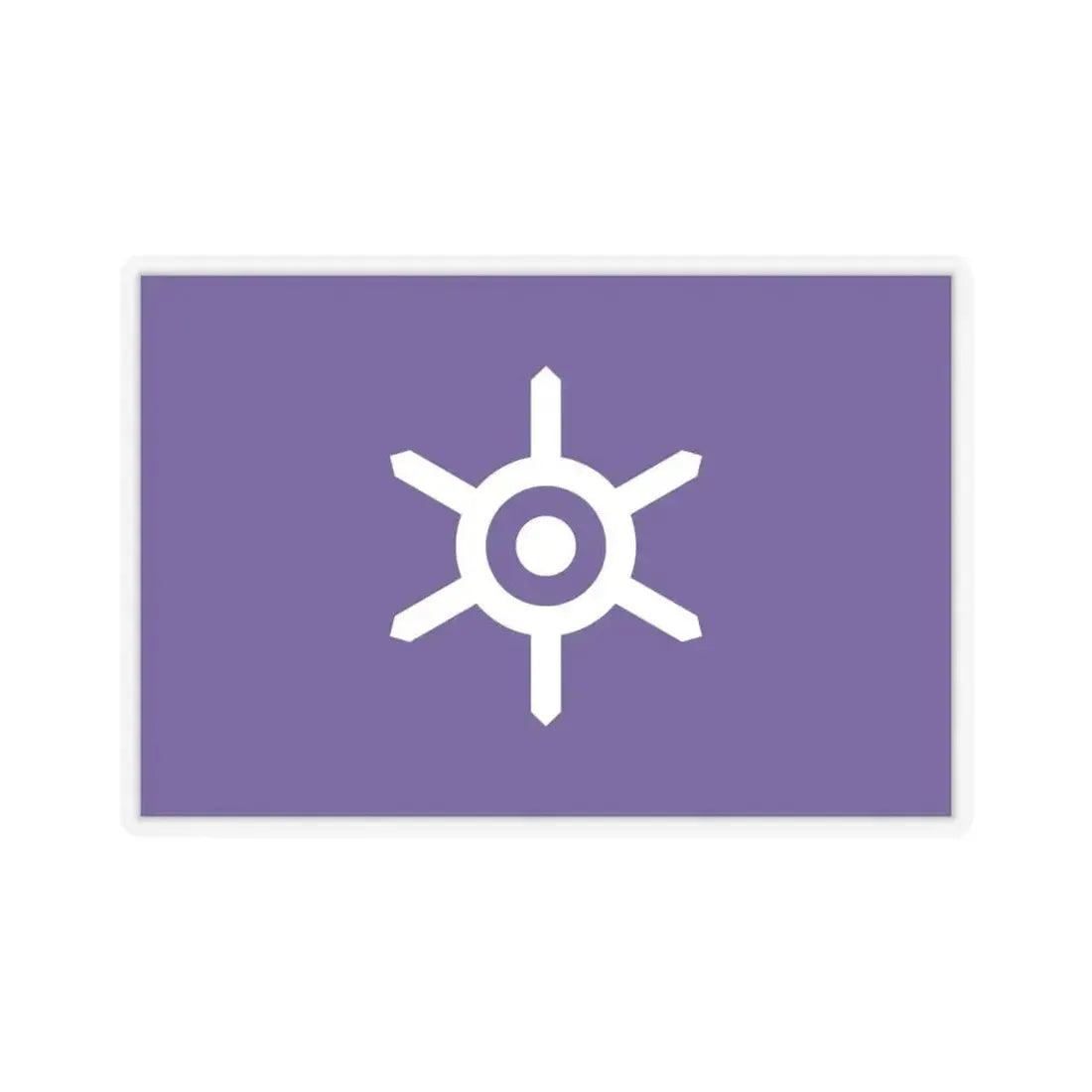 Flag of Tokyo Metropolis Japan - STICKER Vinyl Kiss-Cut Decal 6 Inch Transparent - The Sticker Space