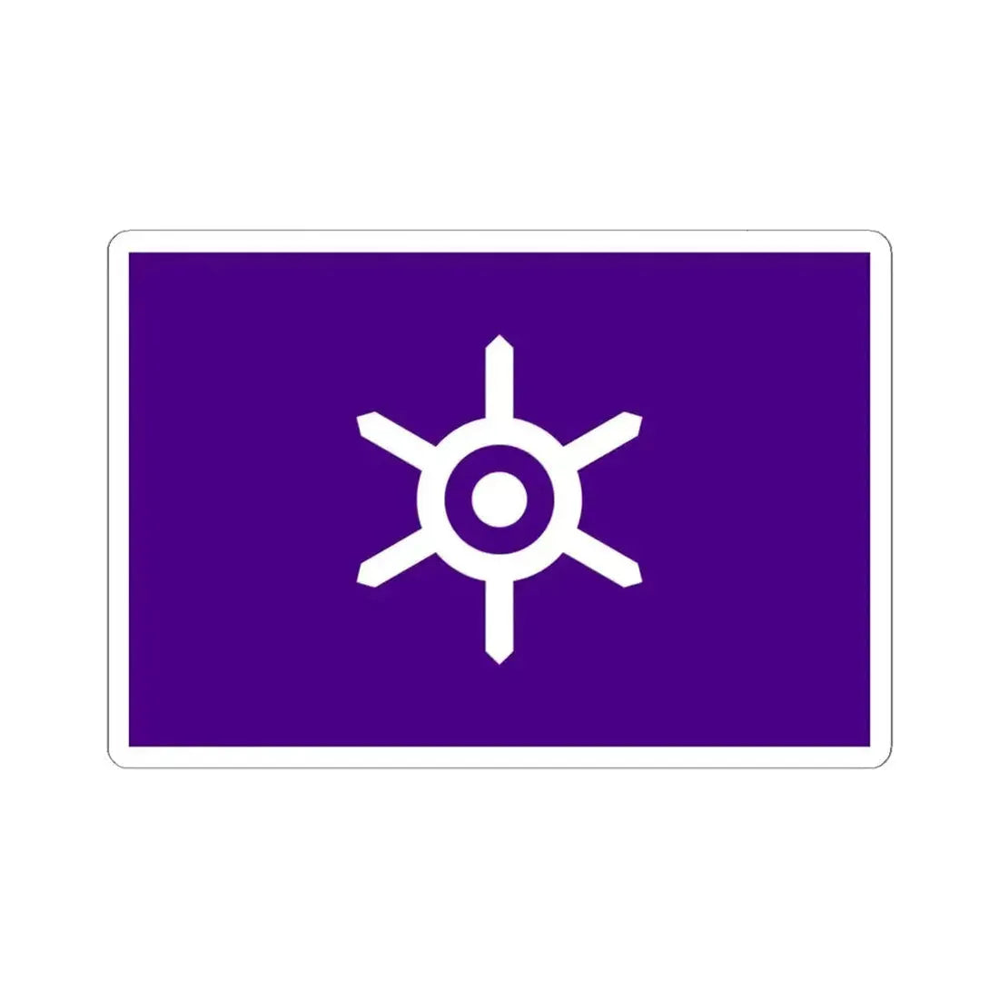 Flag of Tokyo Metropolis Japan - STICKER Vinyl Kiss-Cut Decal 6 Inch White - The Sticker Space