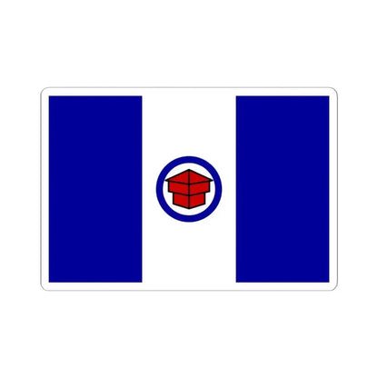 Flag of Toledo Ohio 1909-1994 (United States) STICKER Vinyl Kiss-Cut Decal 6 Inch White - The Sticker Space