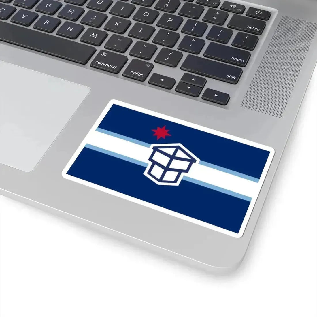 Flag of Toledo Ohio 2025 (United States) STICKER Vinyl Kiss-Cut Decal - The Sticker Space