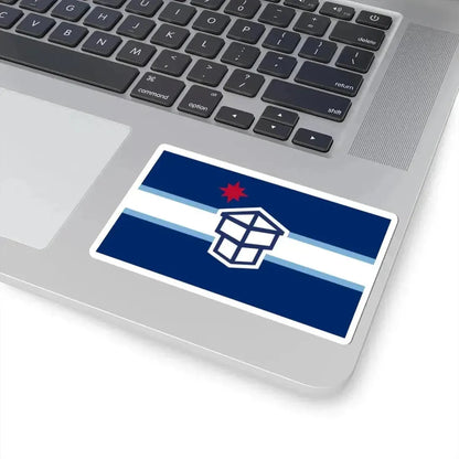 Flag of Toledo Ohio 2025 (United States) STICKER Vinyl Kiss-Cut Decal - The Sticker Space