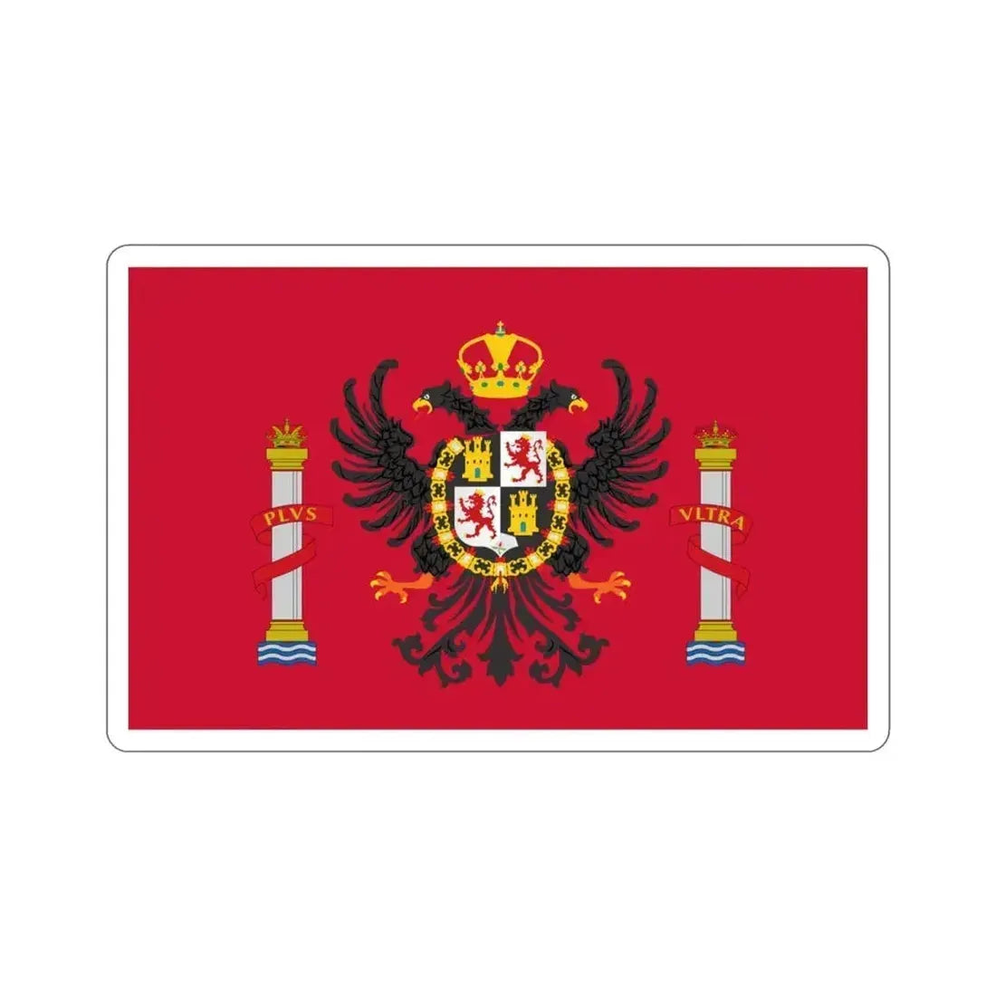 Flag of Toledo Spain STICKER Vinyl Die-Cut Decal 3 Inch - The Sticker Space