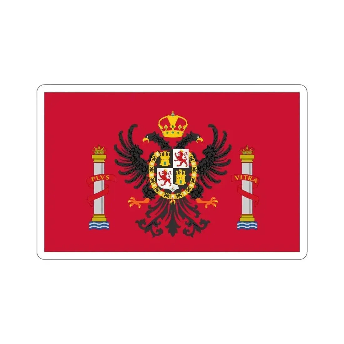 Flag of Toledo Spain STICKER Vinyl Die-Cut Decal - The Sticker Space