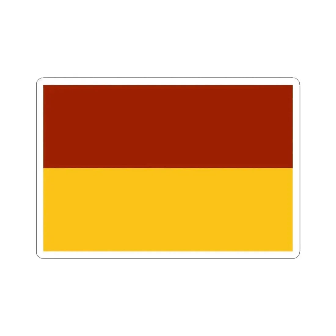Flag of Tolima Department (Colombia) STICKER Vinyl Kiss-Cut Decal 3 Inch White - The Sticker Space