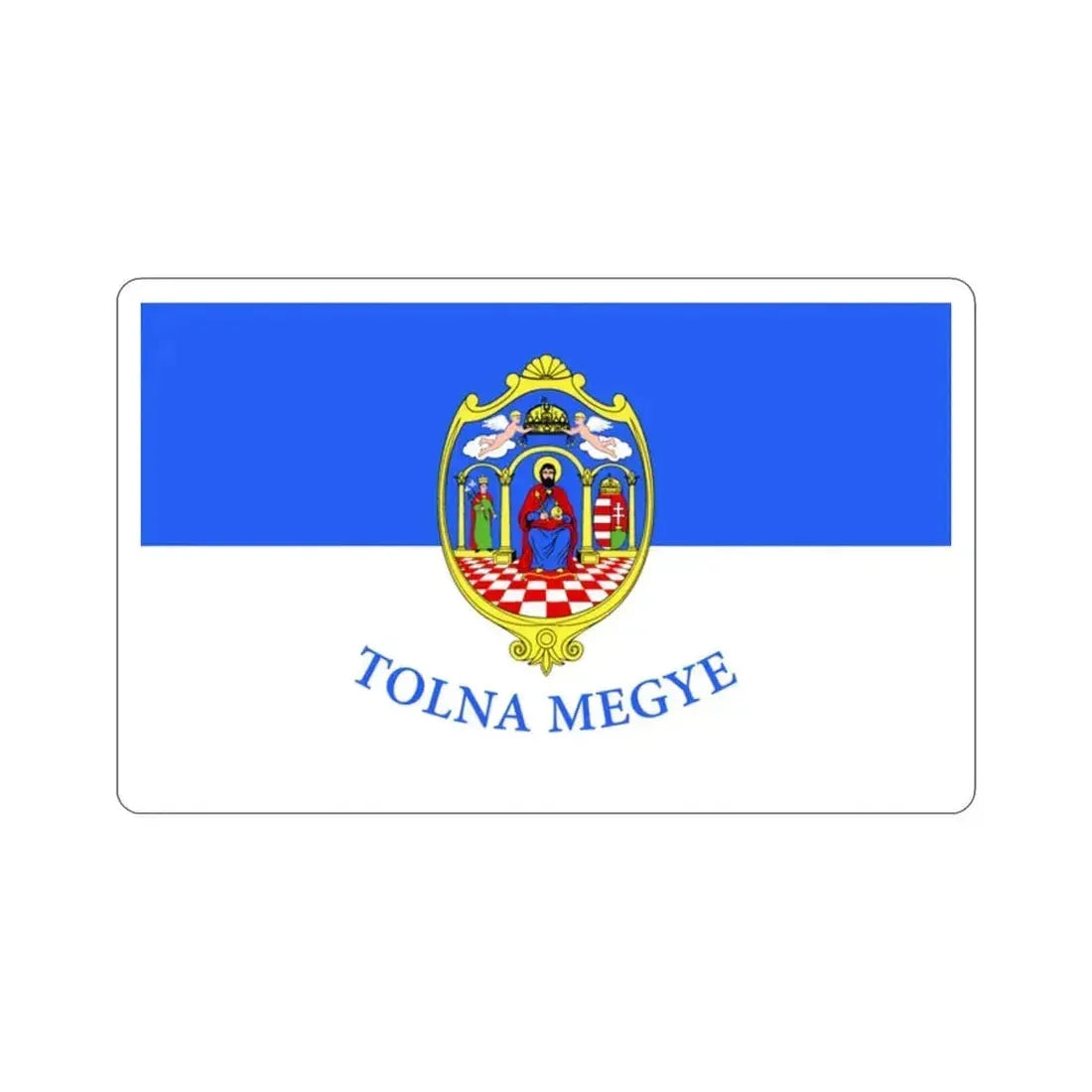Flag of Tolna County Hungary STICKER Vinyl Die-Cut Decal 2 Inch - The Sticker Space