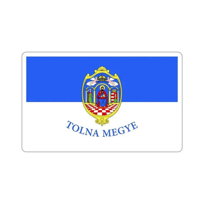 Flag of Tolna County Hungary STICKER Vinyl Die-Cut Decal 6 Inch - The Sticker Space