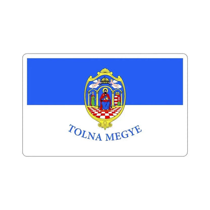 Flag of Tolna County Hungary STICKER Vinyl Die-Cut Decal - The Sticker Space