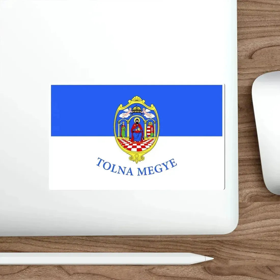 Flag of Tolna County Hungary STICKER Vinyl Die-Cut Decal - The Sticker Space