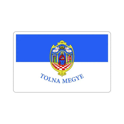 Flag of Tolna County Hungary STICKER Vinyl Die-Cut Decal - The Sticker Space