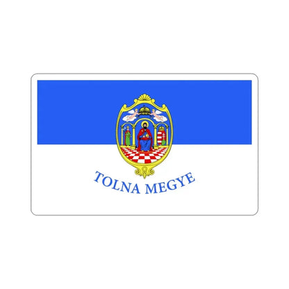 Flag of Tolna County Hungary STICKER Vinyl Die-Cut Decal - The Sticker Space