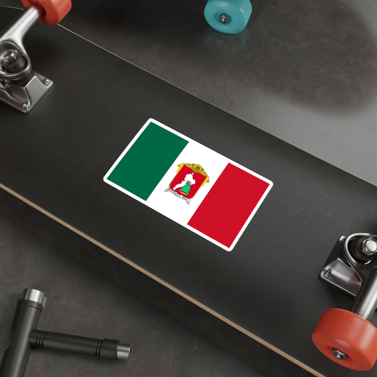 Flag of Toluca Mexico STICKER Vinyl Die-Cut Decal-The Sticker Space