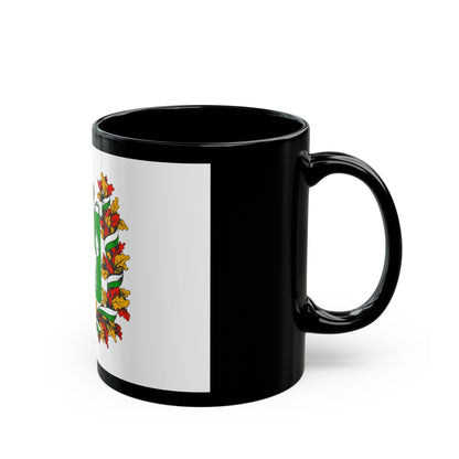 Flag of Tomsk Oblast Russia - Black Coffee Mug-The Sticker Space