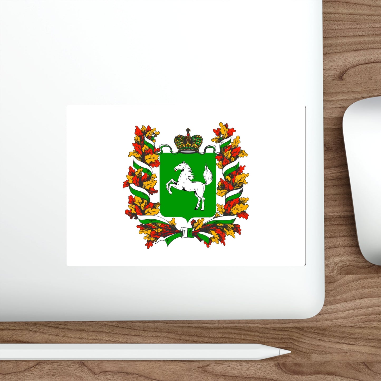 Flag of Tomsk Oblast Russia STICKER Vinyl Die-Cut Decal-The Sticker Space