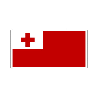 Flag of Tonga STICKER Vinyl Die-Cut Decal-4 Inch-The Sticker Space