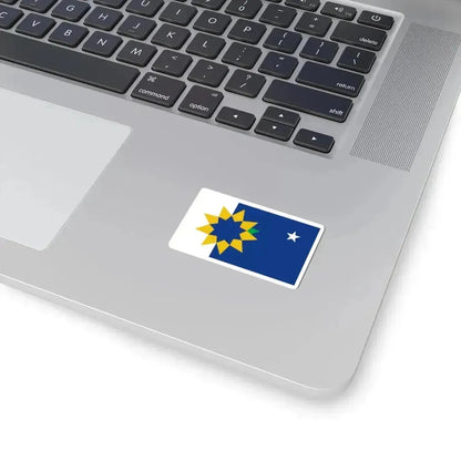 Flag of Topeka Kansas (United States) STICKER Vinyl Kiss-Cut Decal - The Sticker Space