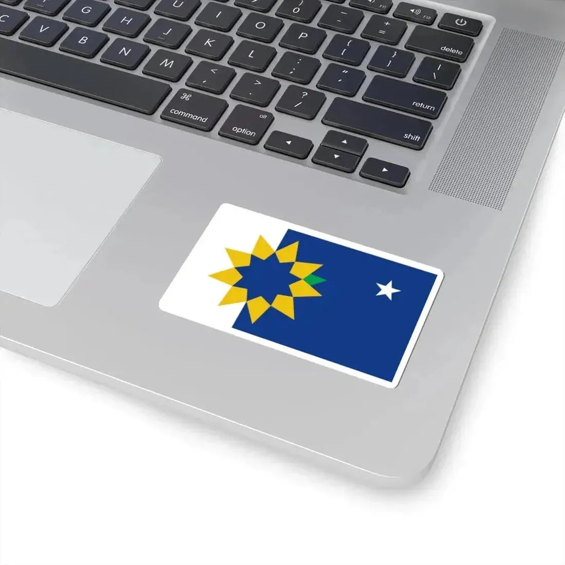 Flag of Topeka Kansas (United States) STICKER Vinyl Kiss-Cut Decal - The Sticker Space